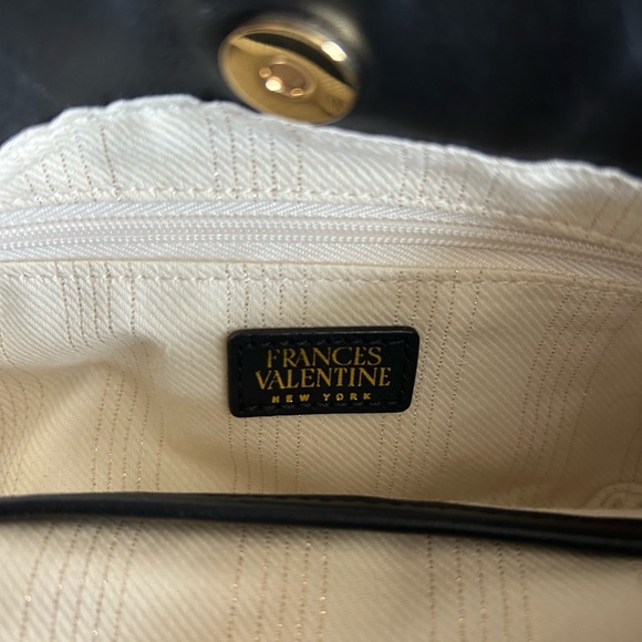 Frances Valentine Black Feathered Women's Bag - Picture 11 of 15